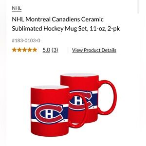 Montreal Canadiens mug set